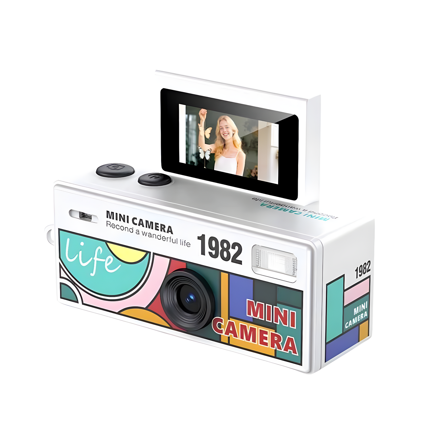 Mini Cámara Vintage para Besties