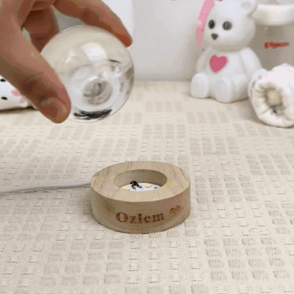 Esfera de Cristal con Grabado Personalizado