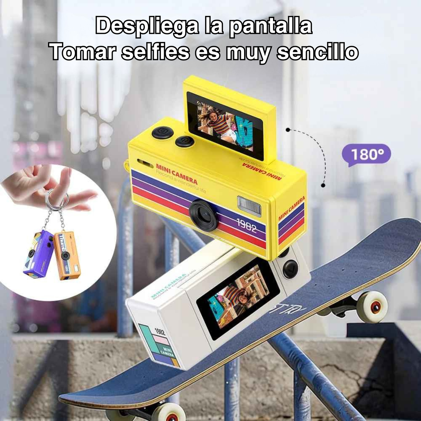 Mini Cámara Vintage para Besties