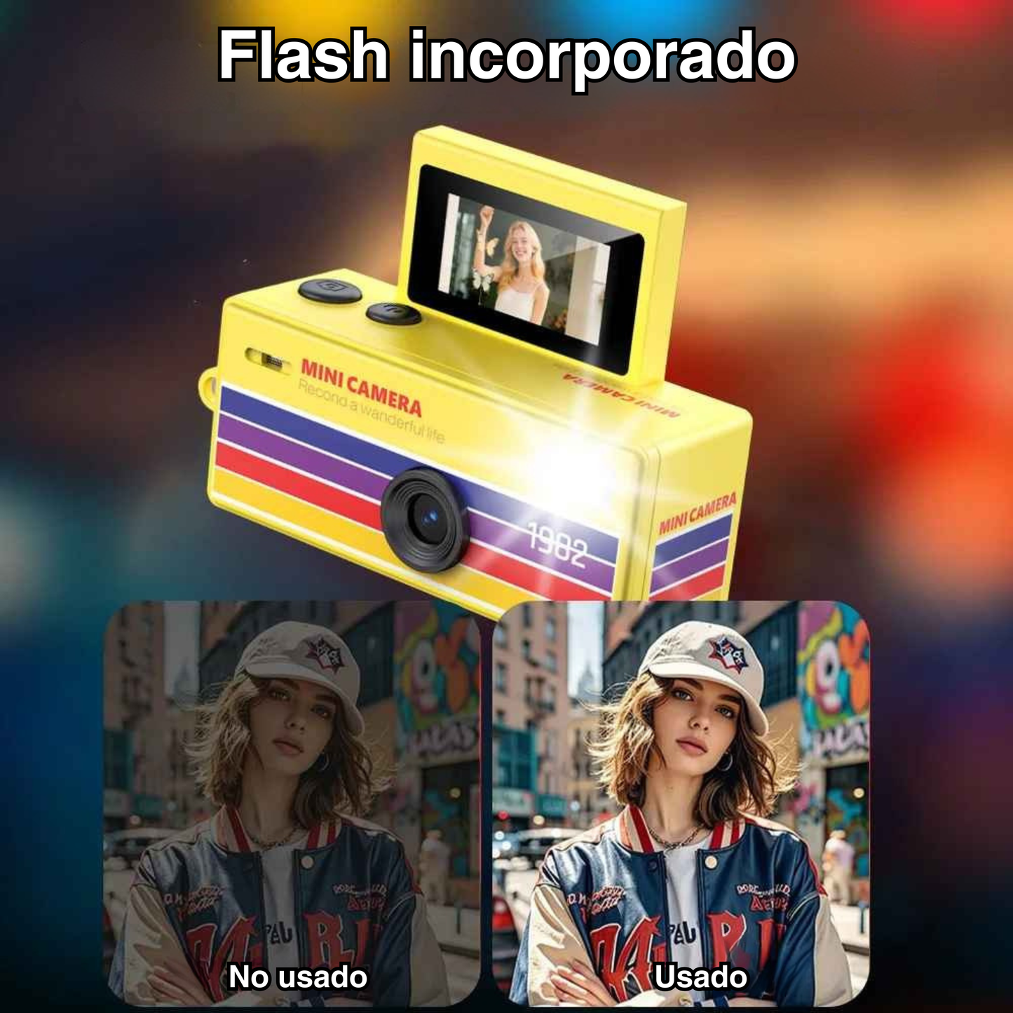 Mini Cámara Vintage para Besties