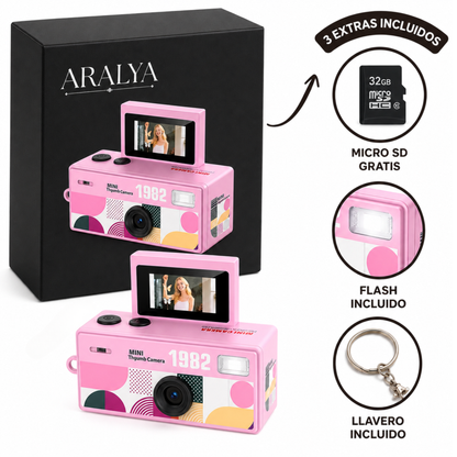 Mini Cámara Vintage para Besties